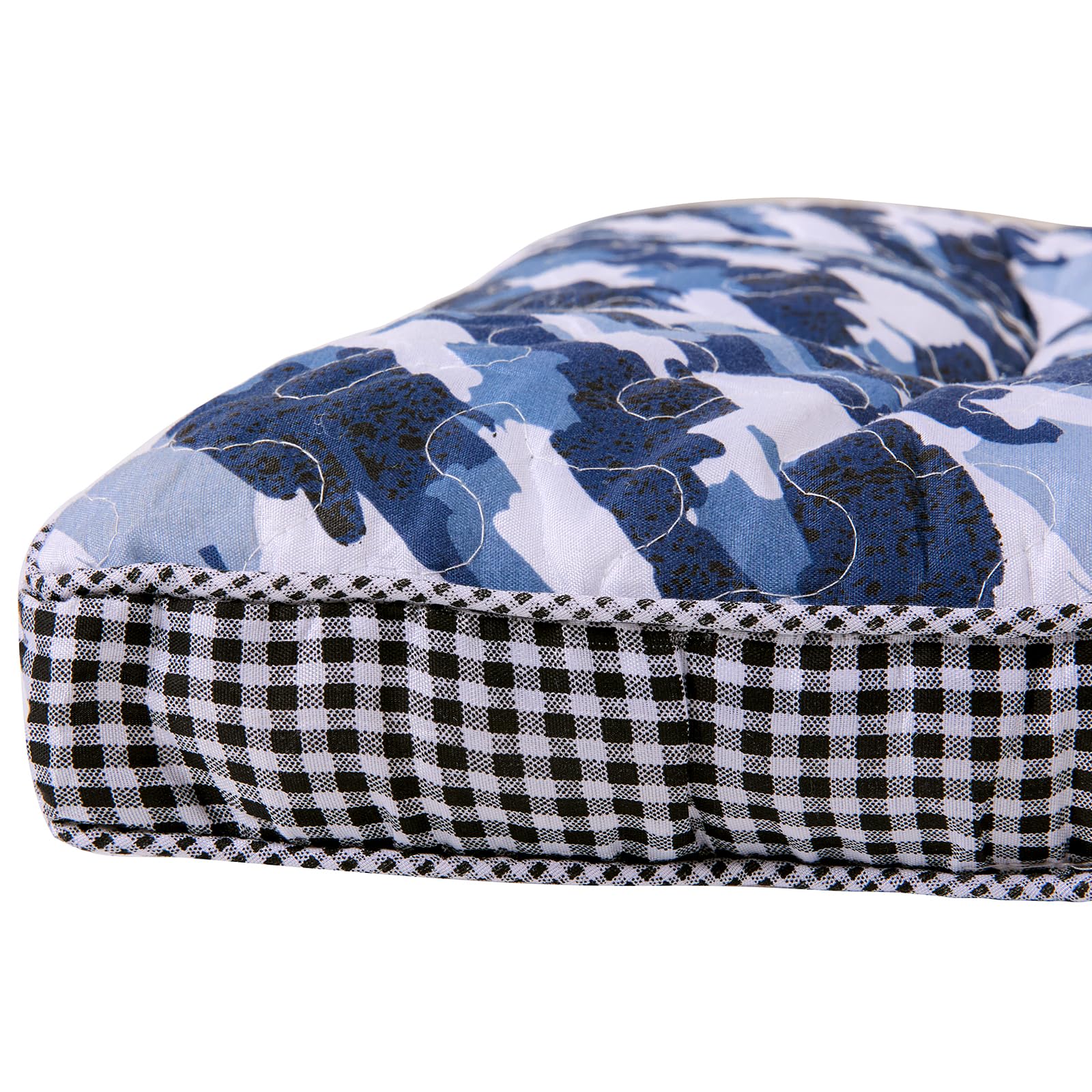 hobo / ARMY CLOTH  PATCHWORK CUSHION /OV CUSHION S UPCYCLED US ARMY CLOTH | hobo